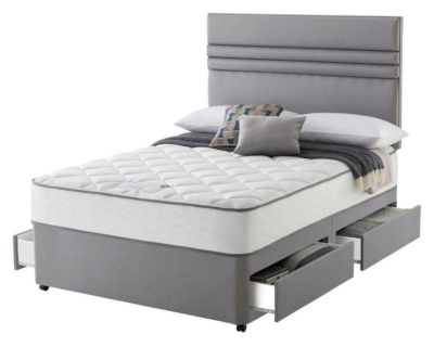 Sealy - 1400 Pocket Microquilt 4 Drawer - Kingsize - Divan